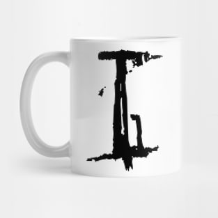 Dark and Gritty Letter I from the alphabet Mug